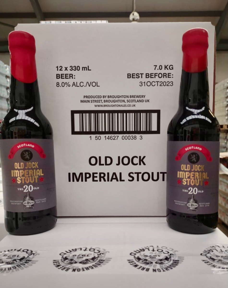 Old Jock Imperial Stout Hand Labelled And Hand Waxed