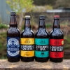 mix case image of 4 beers in broughton field