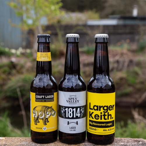 Hopo craft lager, 1814 lager, larger keith